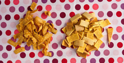 New York Times Fritos (on the right)
