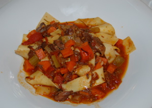 Hearty Lamb Pappardelle